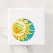 Hier kommt die Son Boy Blue Sunshine Baby Dusche Geschenkanhänger (Beispiel)