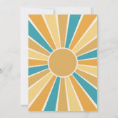 Hier kommt die Son Co-Ed Baby Dusche Einladung (Rückseite)