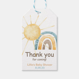 Hier kommt die Son Favor Tag Geschenkanhänger