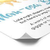 Hier kommt die Son Niedlich Sun Mama Osa Bar Poster (Ecke)