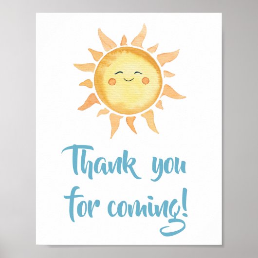 Hier kommt die Son Niedlich Sun Vielen Dank für Ih Poster (Vorne)