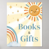 Hier kommt die Son Retro Baby Duschbücher & Gesche Poster (Vorne)