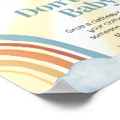 Hier kommt die Son Retro Baby Dusche Dont Say Baby Poster (Ecke)