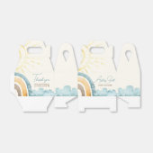 Hier kommt die Son Retro Babydusche Geschenkschachtel (Ungefaltet)