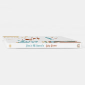 Hier kommt die Son Retro Boho Boy Baby Dusche Gästebuch (Rücken)