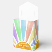 Hier kommt die Son Retro Boys Baby Dusche Geschenkschachtel (Geöffnet)