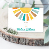 Hier kommt die Son Retro Sun Baby Boy Tischnummer