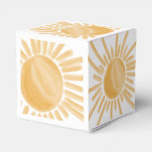 Hier kommt die Son Sunshine Baby Dusche Geschenkschachtel (Rückseite)