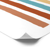 Hier kommt die Son Sunshine Boy Baby Dusche Poster (Ecke)