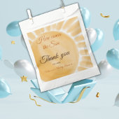 Hier kommt die Son Sunshine Yellow Ray Baby Dusche Geschenktütchen