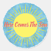 Hier kommt die Son Watercolor Babydusche nach Maß