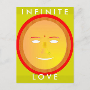 Hier kommt die Sonne3, L O V E, I N F I N I E Postkarte