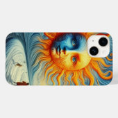 Hier kommt die Sonne - AI Art Print Case-Mate iPhone Hülle (Rückseite (Horizontal))