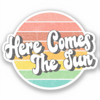 Hier kommt die Sonne Aufkleber
