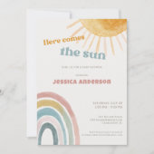 Hier kommt die Sonne Baby Shower (Vorderseite)