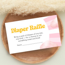 Hier kommt die Sonne Baby Shower Windel-Raffle