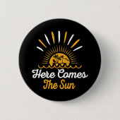Hier kommt die Sonne Button (Vorderseite)