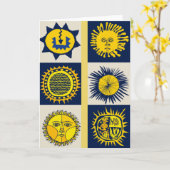 Hier kommt die Sonne - Del Sol Celebration Karte (Gelbe Blume)