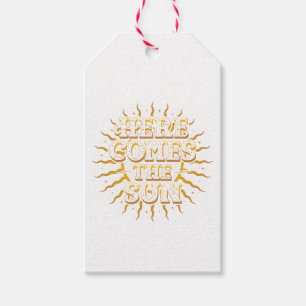 Hier kommt die Sonne / Geschenkmarke Geschenkanhänger