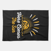 Hier kommt die Sonne Geschirrtuch (Horizontal)