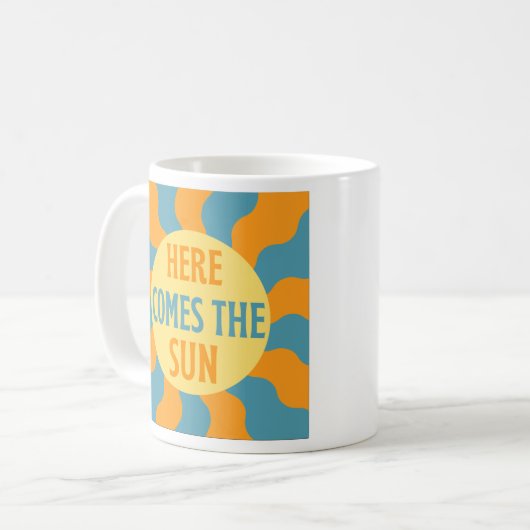 Hier kommt die Sonne Kaffeetasse (Vorderseite Links)