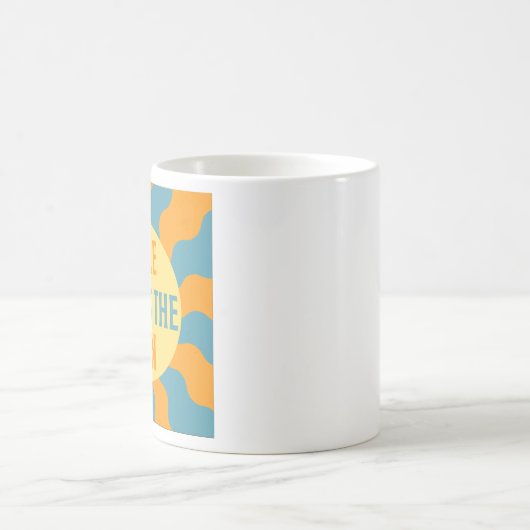 Hier kommt die Sonne Kaffeetasse (Mittel)