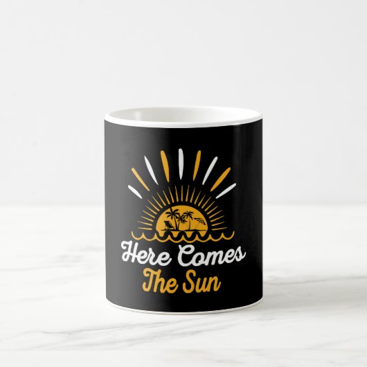 Hier kommt die Sonne Kaffeetasse (Mittel)