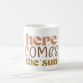 Hier kommt die Sonne Kaffeetasse (Mittel)