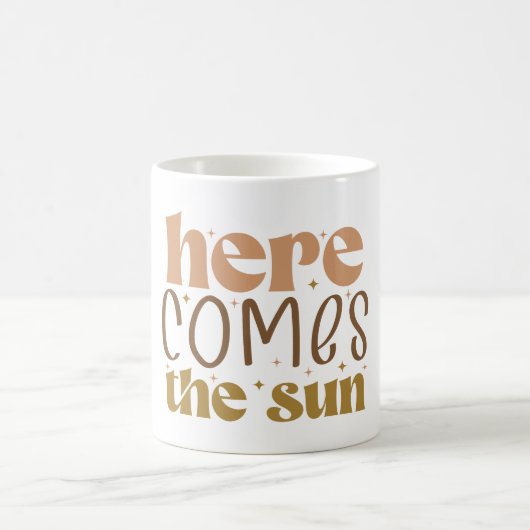 Hier kommt die Sonne Kaffeetasse (Mittel)