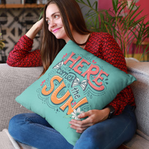 Hier kommt die Sonne Kissen