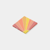 Hier kommt die Sonne Post-it Klebezettel (angewinkelt)