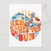 Hier kommt die Sonne Postkarte (Vorderseite)
