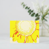 Hier kommt die Sonne! Postkarte (Stehend Vorderseite)