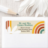 Hier kommt die Sonne Retro Baby Dusche Einladung (Insitu)