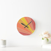 Hier kommt die Sonne Runde Wanduhr (Zuhause)