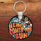 Hier kommt die Sonne Schlüsselanhänger (Vorderseite)