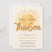 Hier kommt die Sonnendusche des Sohnes Einladung (Vorderseite)