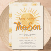 Hier kommt die Sonnendusche des Sohnes Einladung