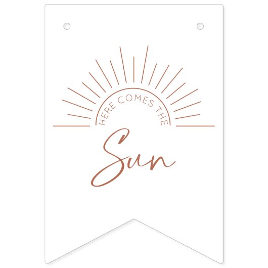 Hier kommt die Sonnendusche, die mit ihren Jagdfah Wimpelkette (Zweite Fahne)