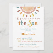 Hier kommt die Sonnendusche Einladung (Vorderseite)