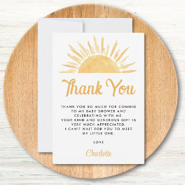 Hier kommt die Sonnendusche Son Sun. Danke