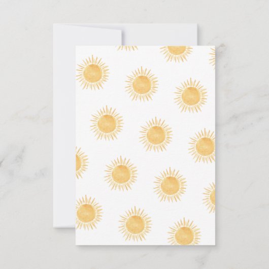 Hier kommt die Sonnendusche Son Sun. Danke (Rückseite)