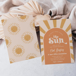 Hier kommt die Sonnendusche | Sun Baby Dusche I Einladung