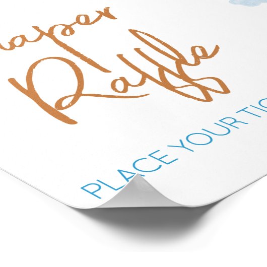 Hier kommt die Sonnendusche-Windeln-Windeln Poster (Ecke)