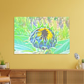 Hier kommt die sonnengefleckte Leinwand (Insitu (Wohnzimmer))