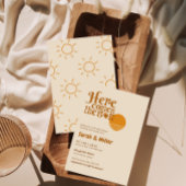 Hier kommt die sonnige Gender-Enthüllung Einladung