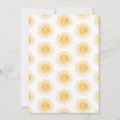 Hier kommt die Sons Twins Baby Dusche Einladung (Rückseite)