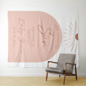 Hier kommt die Sun Baby Dusche Boho Wandteppich (Beispiel (Horizontal))