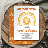 Hier kommt die Sun Baby Dusche Einladung