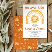 Hier kommt die Sun Baby Dusche Einladung